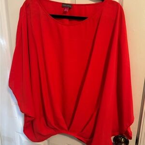 Vince Camuto Vibrant Red Blouse